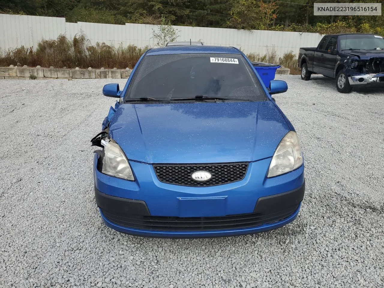 2009 Kia Rio Base VIN: KNADE223196516154 Lot: 79168844