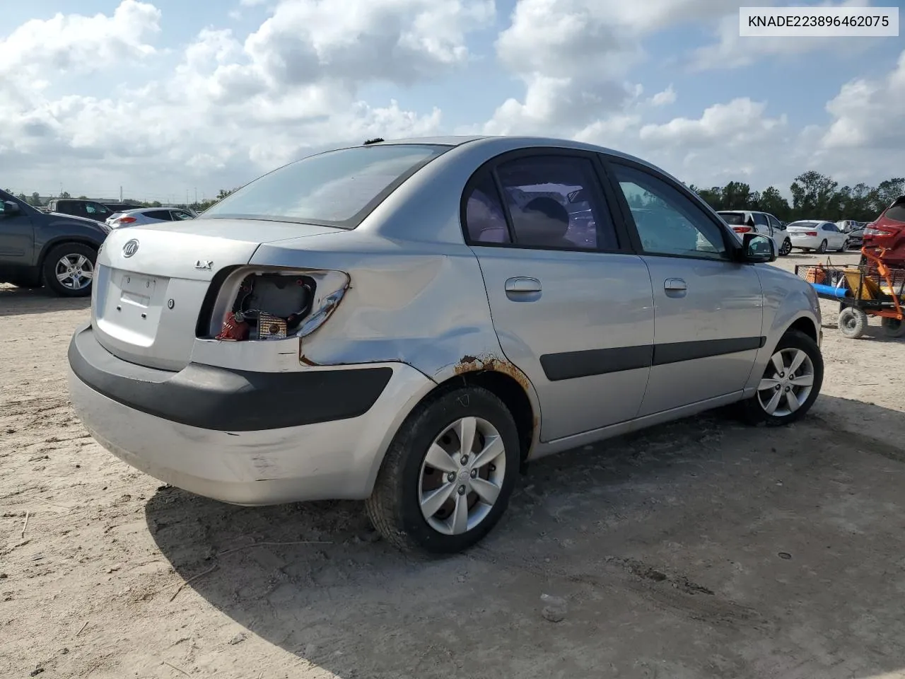 2009 Kia Rio Base VIN: KNADE223896462075 Lot: 79255774