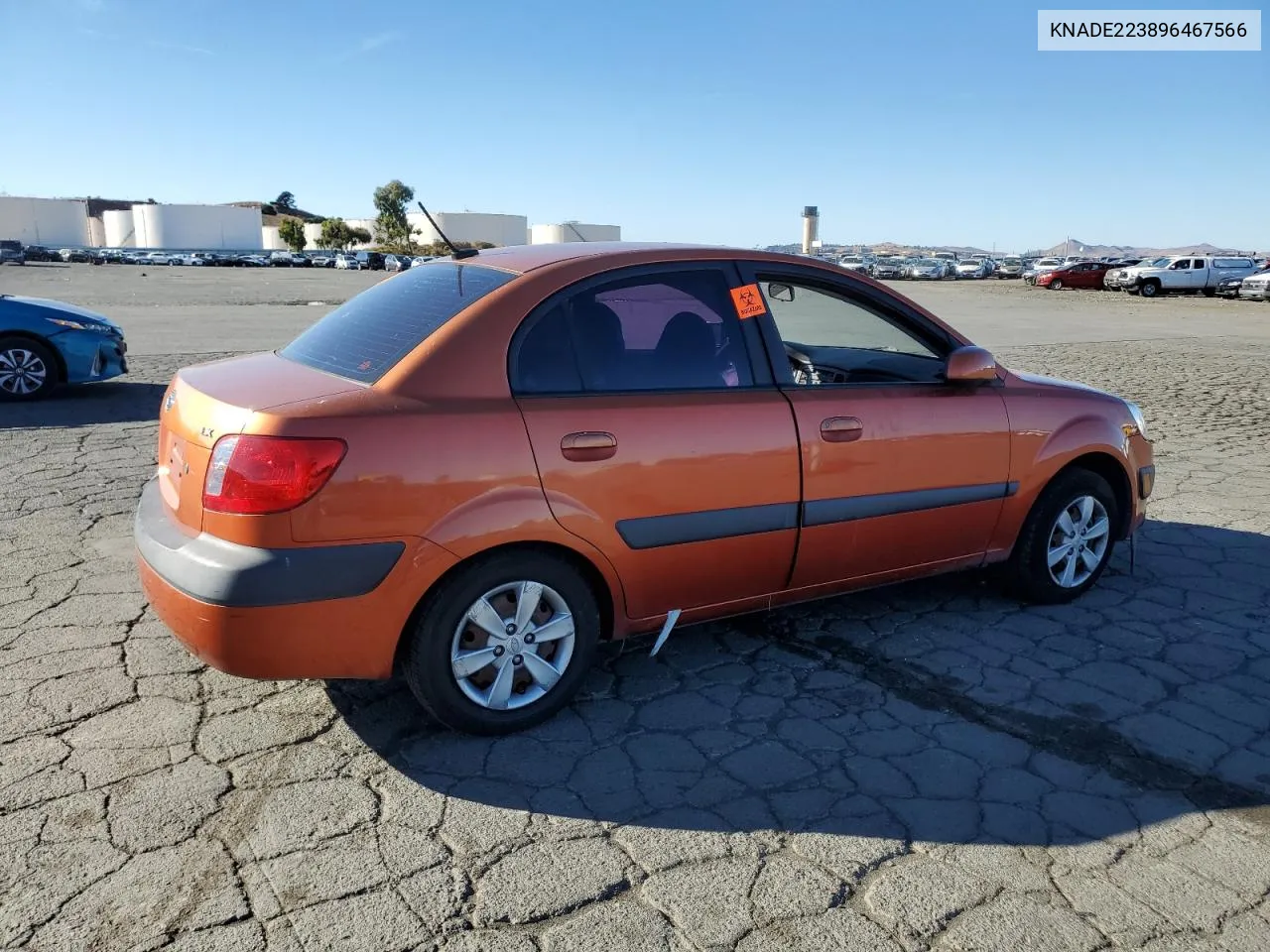 2009 Kia Rio Base VIN: KNADE223896467566 Lot: 79472874