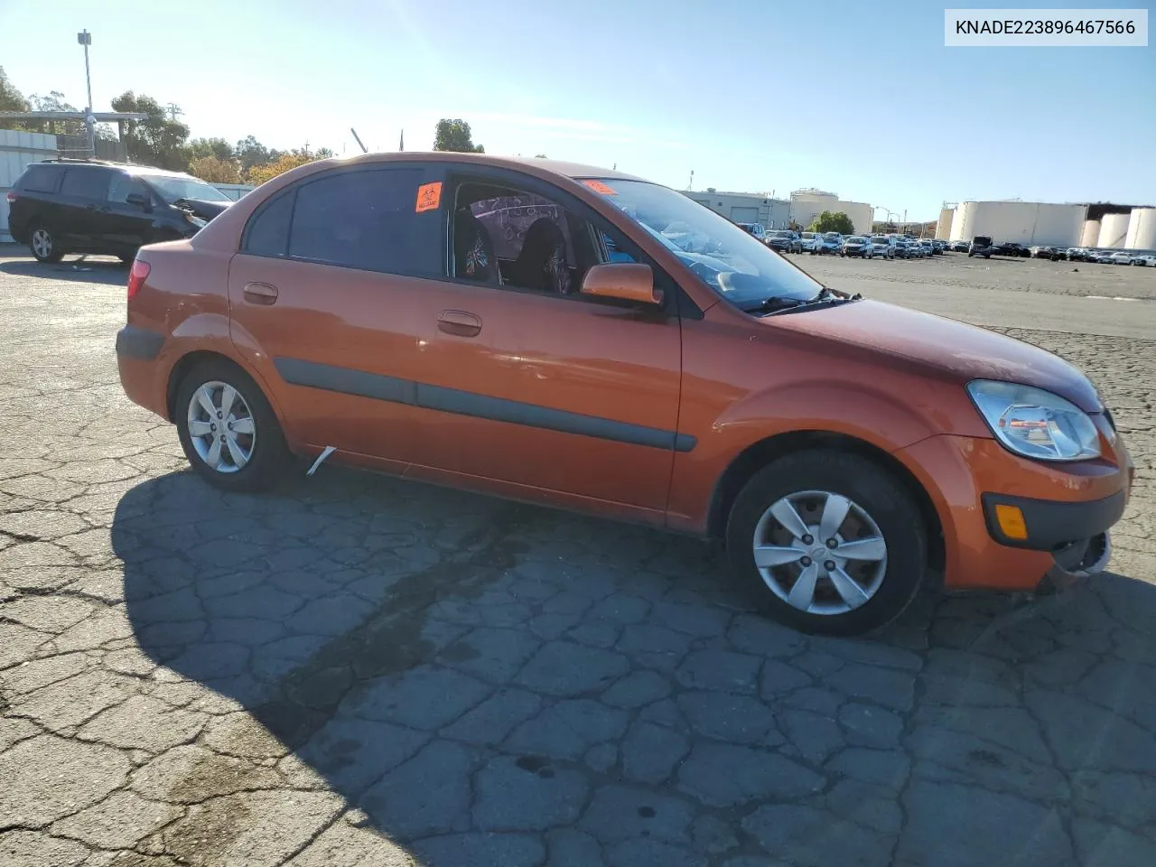 2009 Kia Rio Base VIN: KNADE223896467566 Lot: 79472874