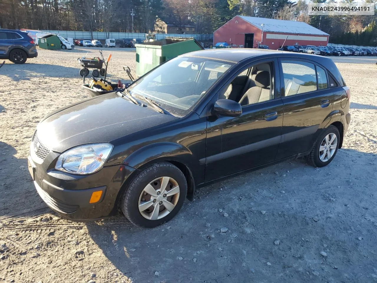 2009 Kia Rio 5 Sx VIN: KNADE243996494191 Lot: 80228114