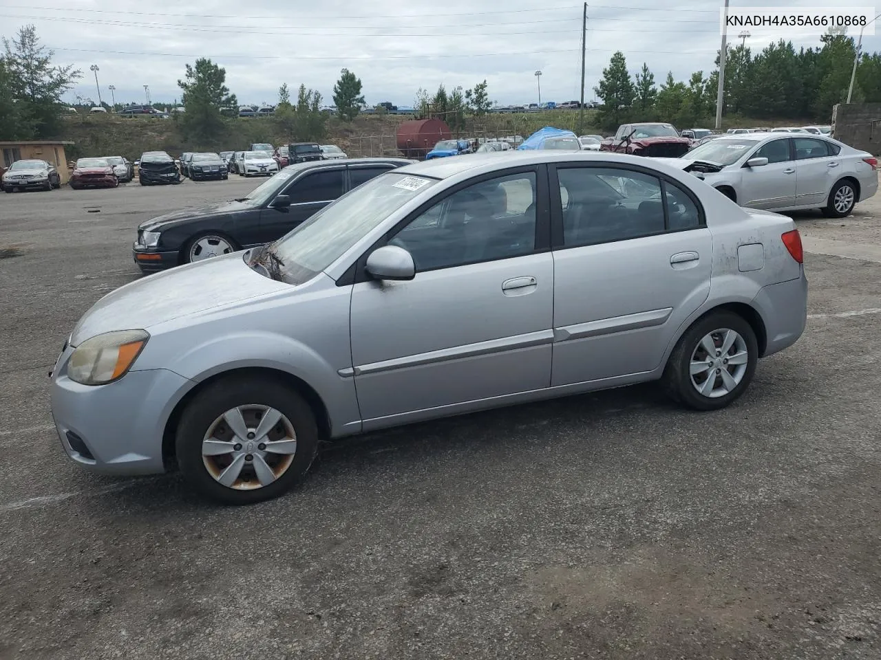 2010 Kia Rio Lx VIN: KNADH4A35A6610868 Lot: 67733434