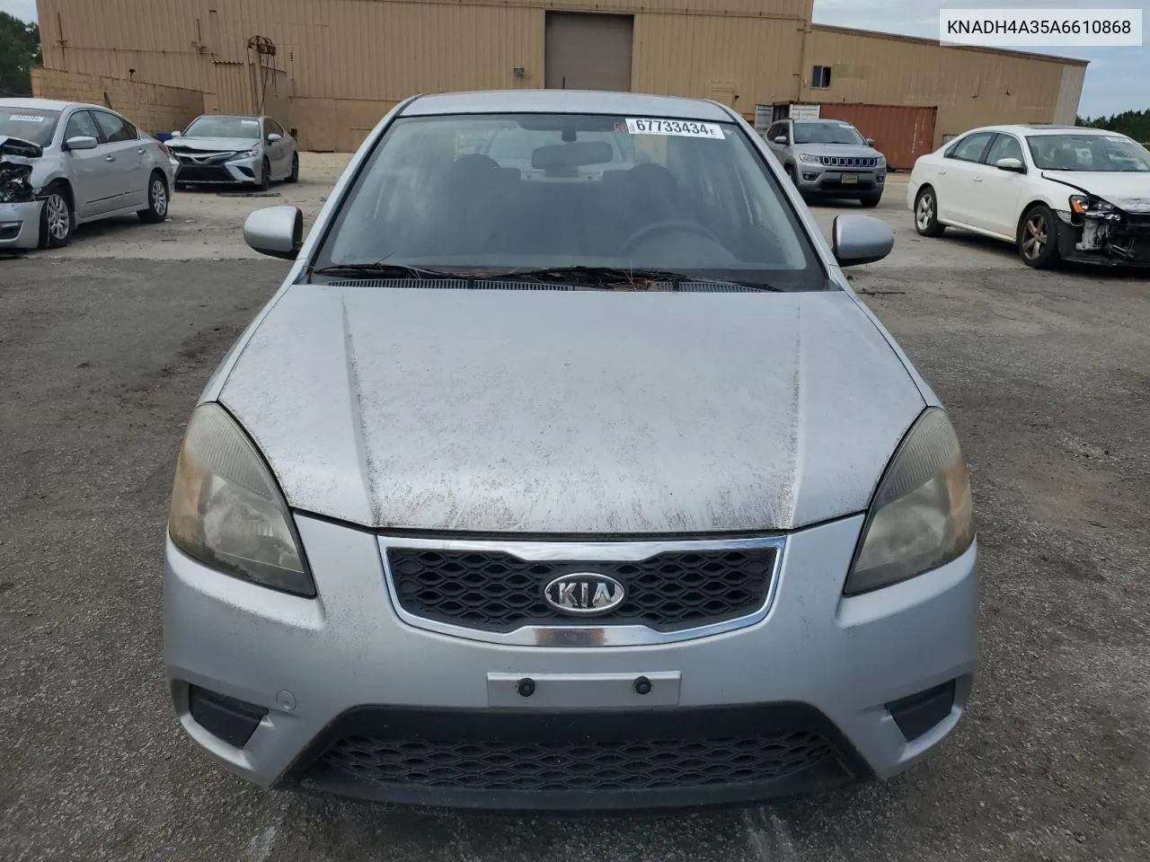 KNADH4A35A6610868 2010 Kia Rio Lx