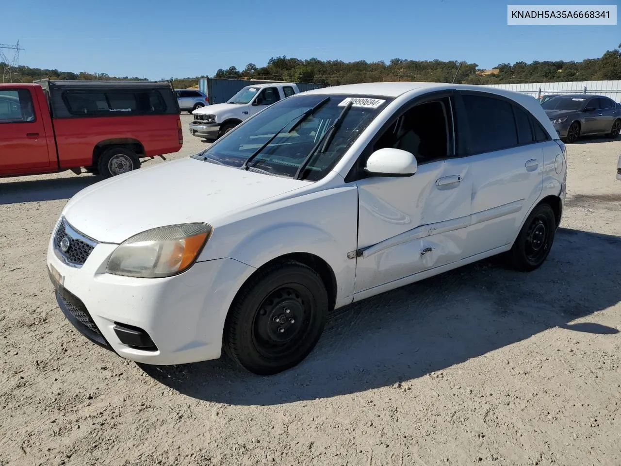 2010 Kia Rio Lx VIN: KNADH5A35A6668341 Lot: 70999694