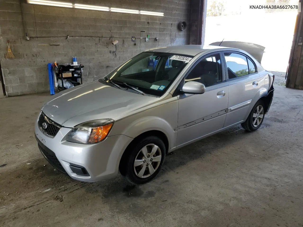 2010 Kia Rio Lx VIN: KNADH4A38A6627678 Lot: 71702824