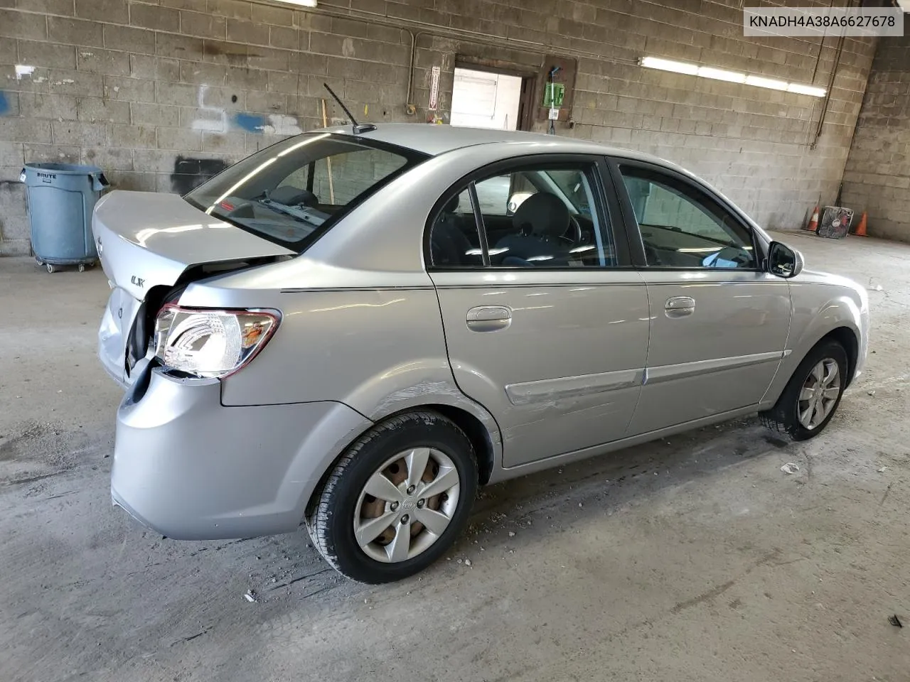 KNADH4A38A6627678 2010 Kia Rio Lx