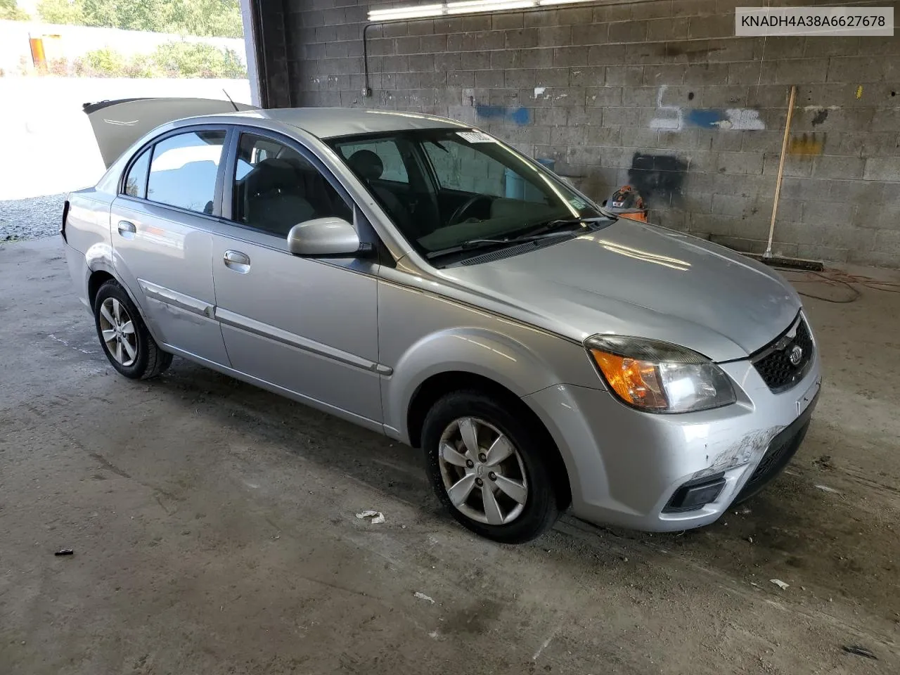 KNADH4A38A6627678 2010 Kia Rio Lx