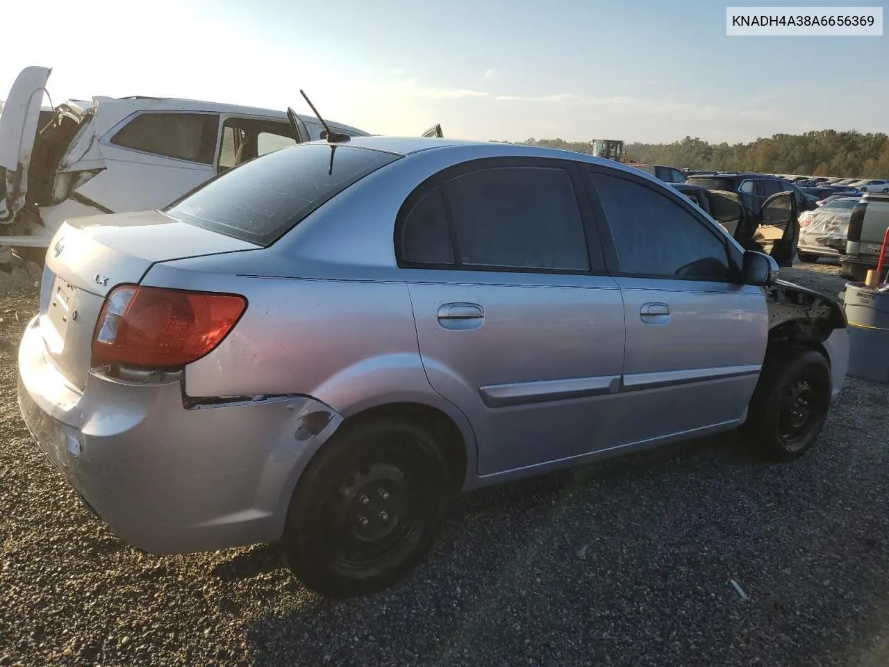 2010 Kia Rio Lx VIN: KNADH4A38A6656369 Lot: 74612914