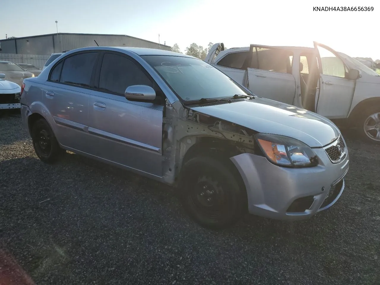 2010 Kia Rio Lx VIN: KNADH4A38A6656369 Lot: 74612914