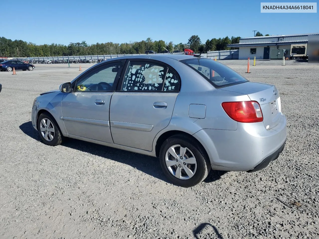 KNADH4A34A6618041 2010 Kia Rio Lx