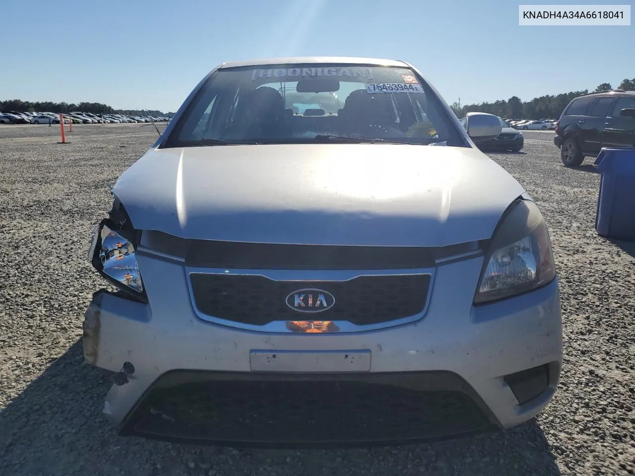 KNADH4A34A6618041 2010 Kia Rio Lx