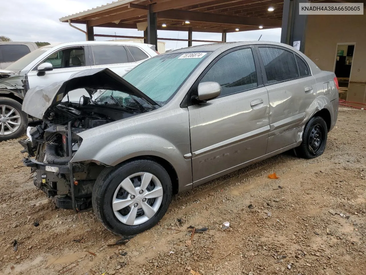 2010 Kia Rio Lx VIN: KNADH4A38A6650605 Lot: 78706874