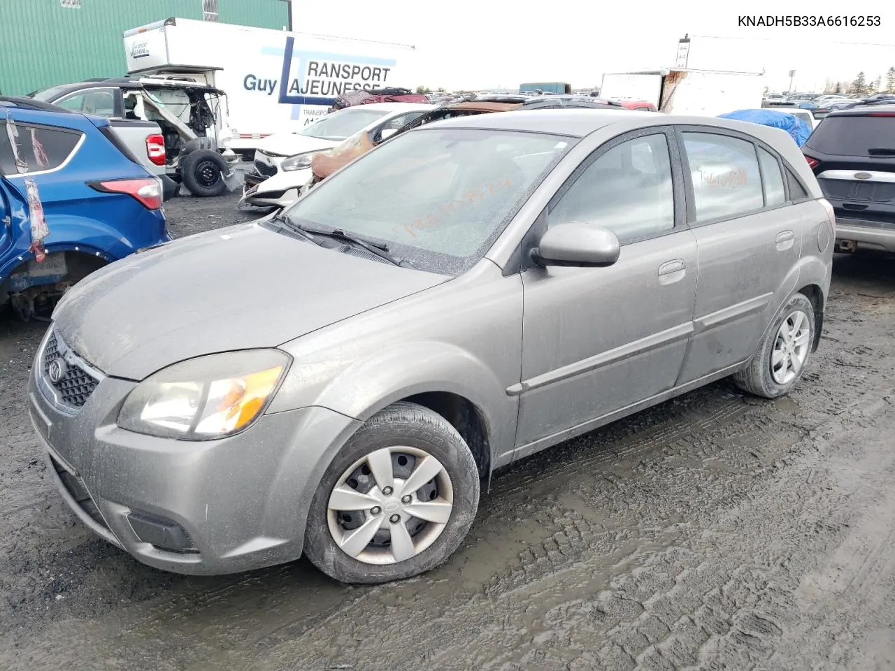 2010 Kia Rio Lx VIN: KNADH5B33A6616253 Lot: 79610824