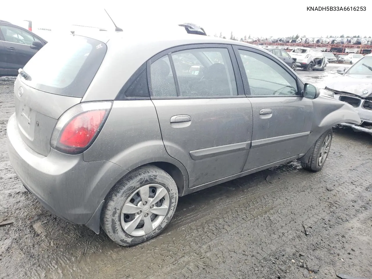 2010 Kia Rio Lx VIN: KNADH5B33A6616253 Lot: 79610824