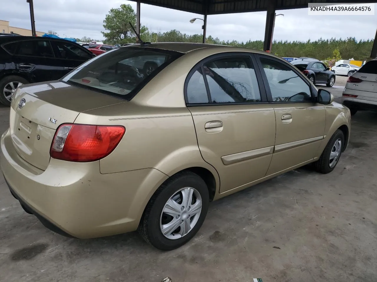 2010 Kia Rio Lx VIN: KNADH4A39A6664576 Lot: 80676744