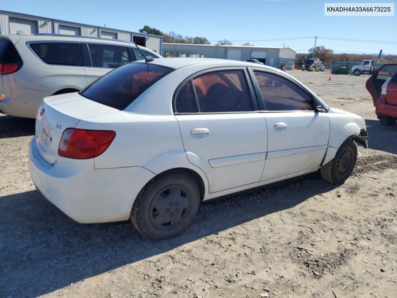 2010 Kia Rio Lx VIN: KNADH4A33A6673225 Lot: 81855414