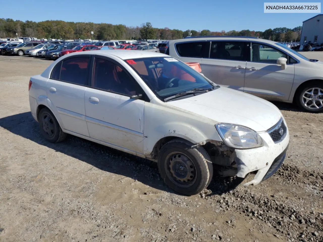 2010 Kia Rio Lx VIN: KNADH4A33A6673225 Lot: 81855414