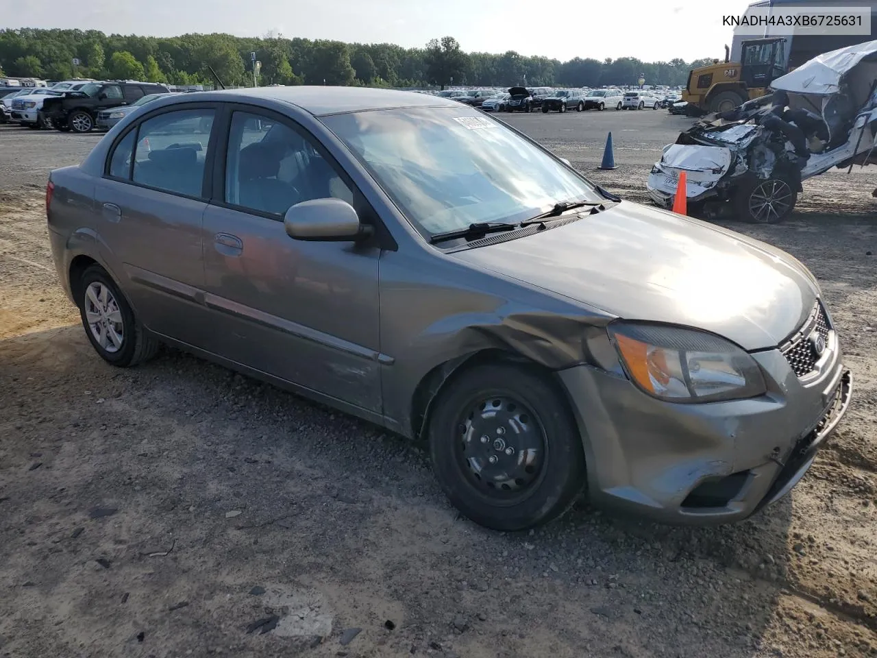 2011 Kia Rio Base VIN: KNADH4A3XB6725631 Lot: 64609754