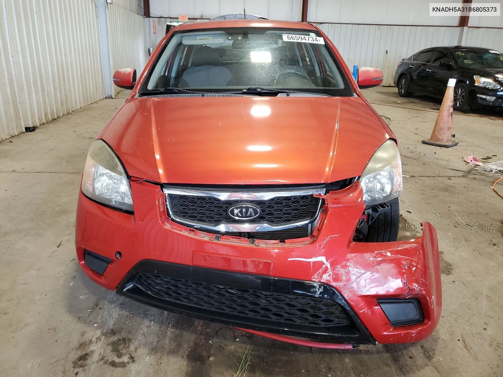 2011 Kia Rio Base VIN: KNADH5A31B6805373 Lot: 66594734