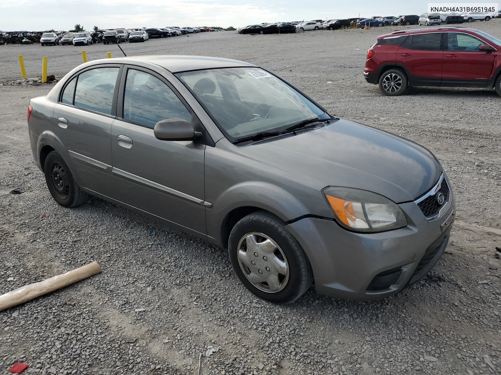 2011 Kia Rio Base VIN: KNADH4A31B6951945 Lot: 67933994