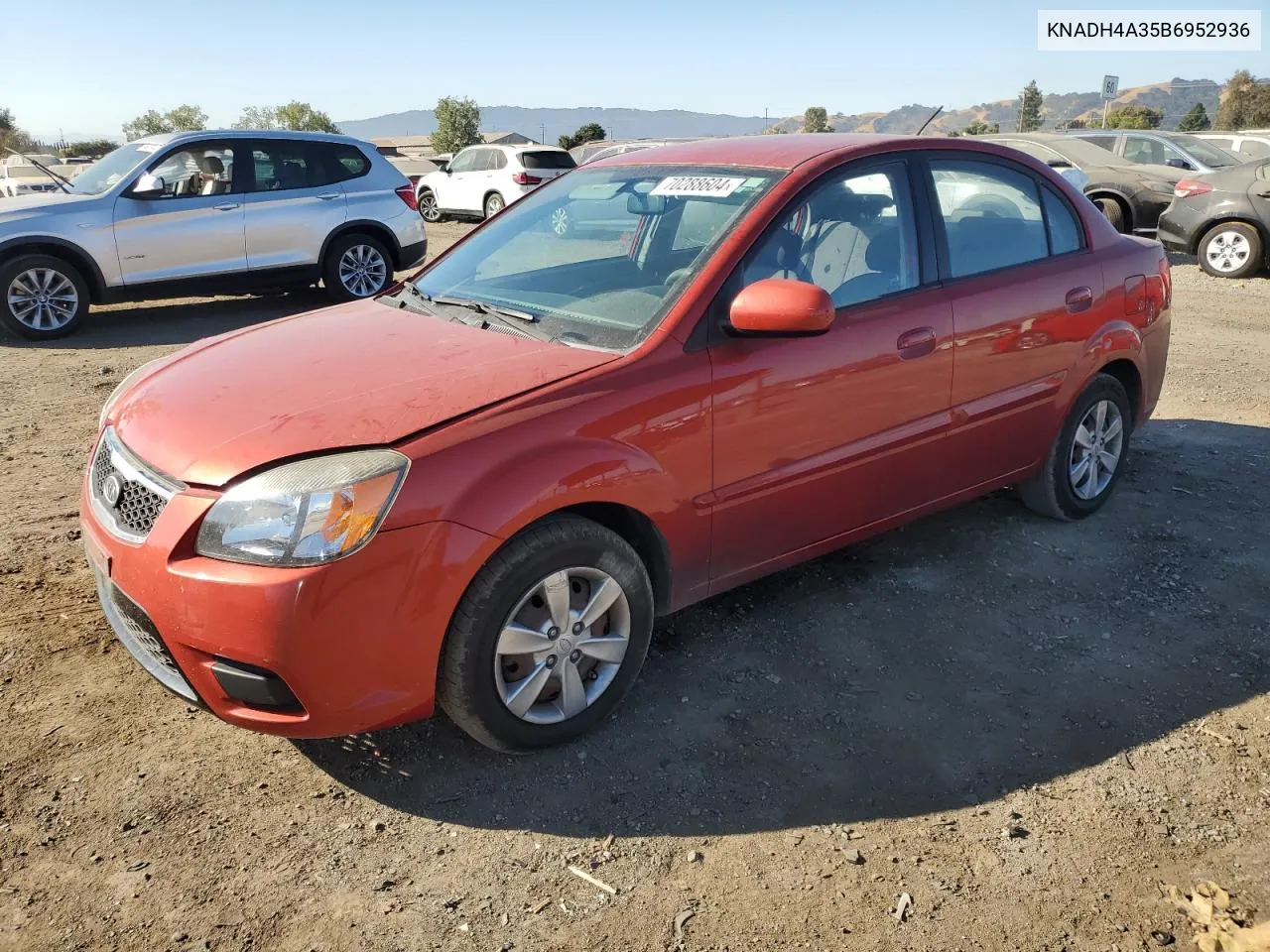 KNADH4A35B6952936 2011 Kia Rio Base