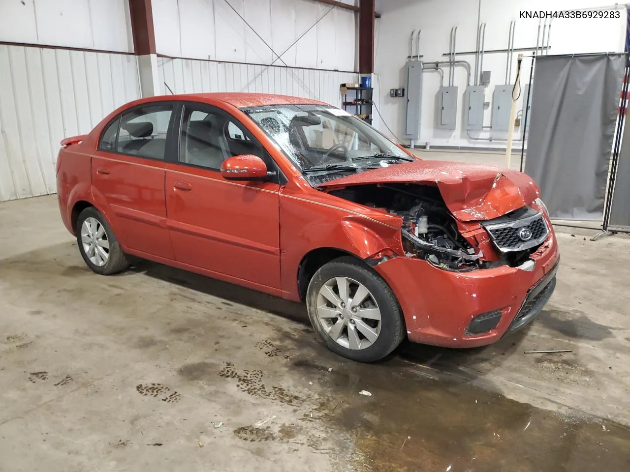 KNADH4A33B6929283 2011 Kia Rio Base