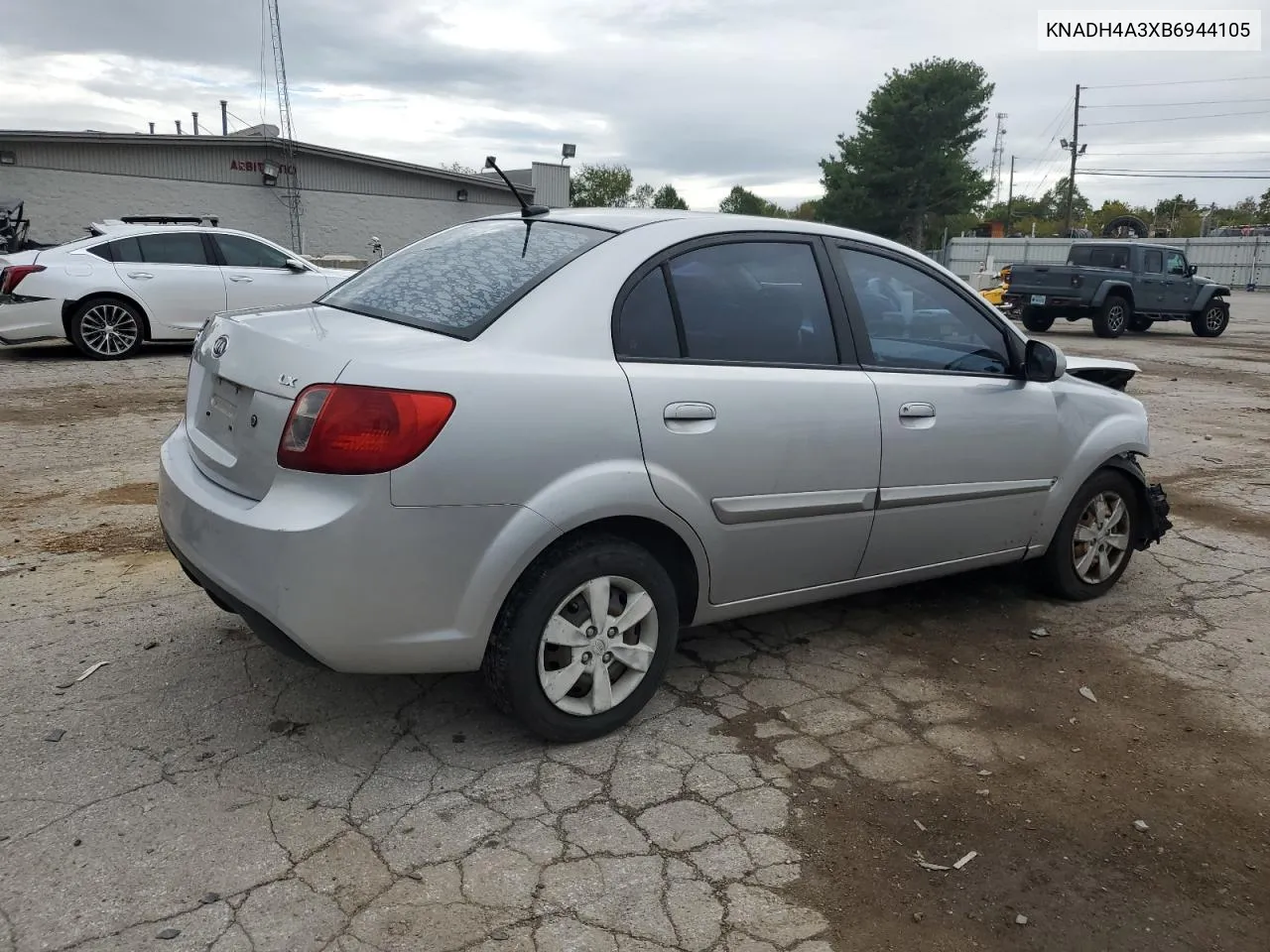 2011 Kia Rio Base VIN: KNADH4A3XB6944105 Lot: 71802994