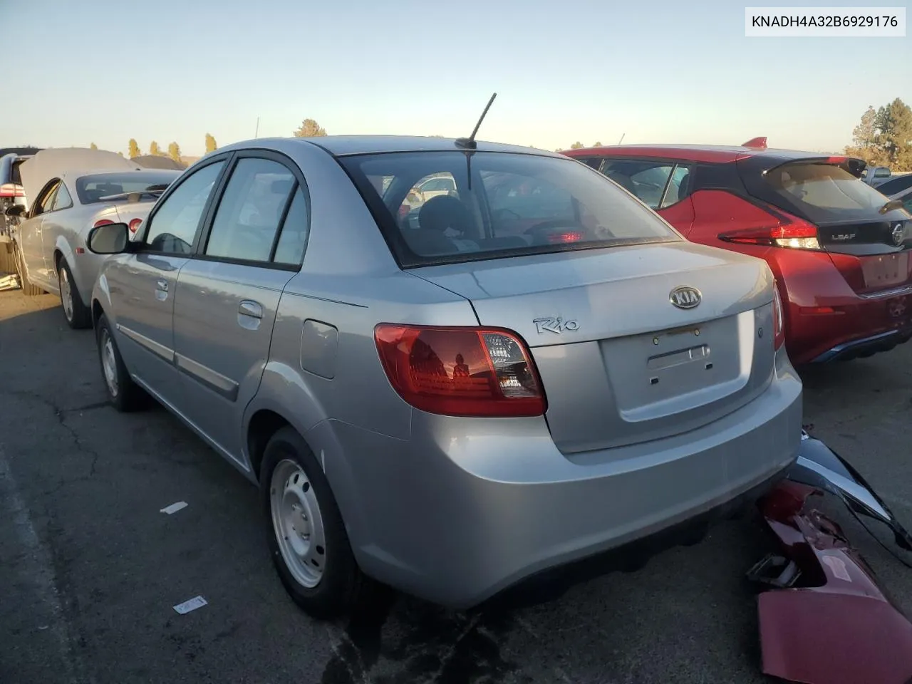 2011 Kia Rio Base VIN: KNADH4A32B6929176 Lot: 73211904