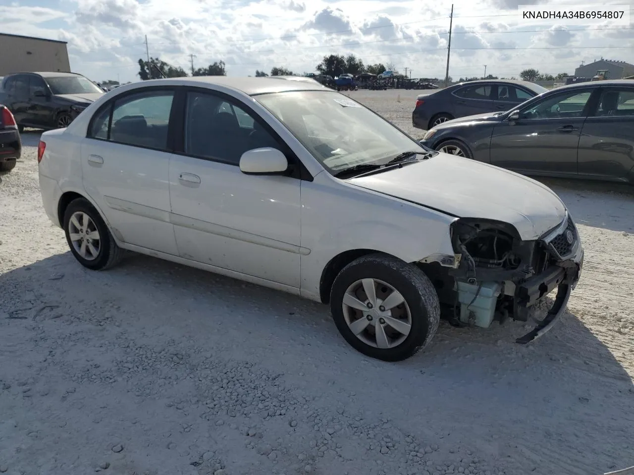 2011 Kia Rio Base VIN: KNADH4A34B6954807 Lot: 76746564