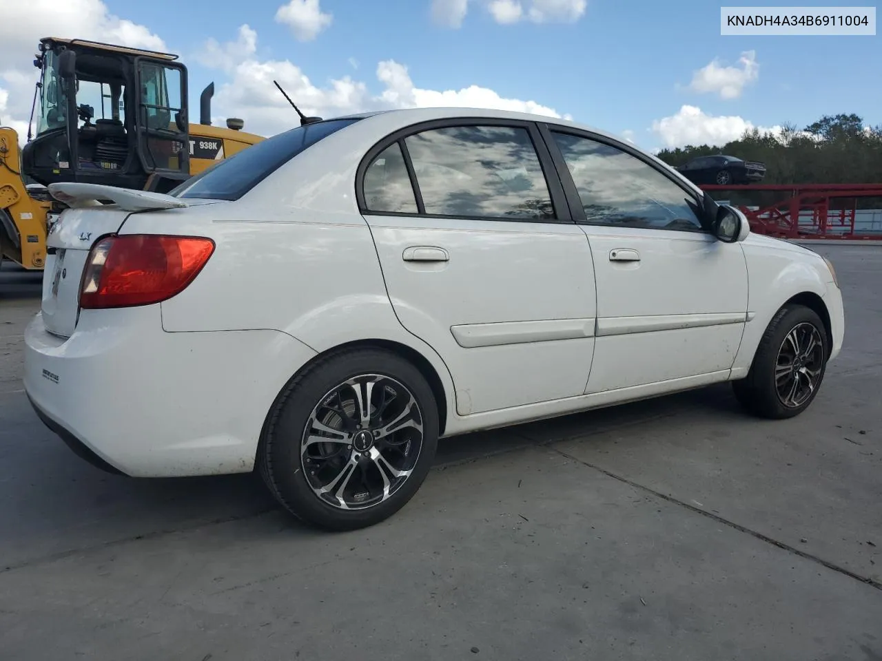 2011 Kia Rio Base VIN: KNADH4A34B6911004 Lot: 77002064