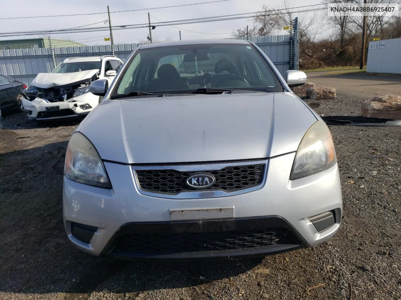 2011 Kia Rio Base VIN: KNADH4A38B6925407 Lot: 77777783