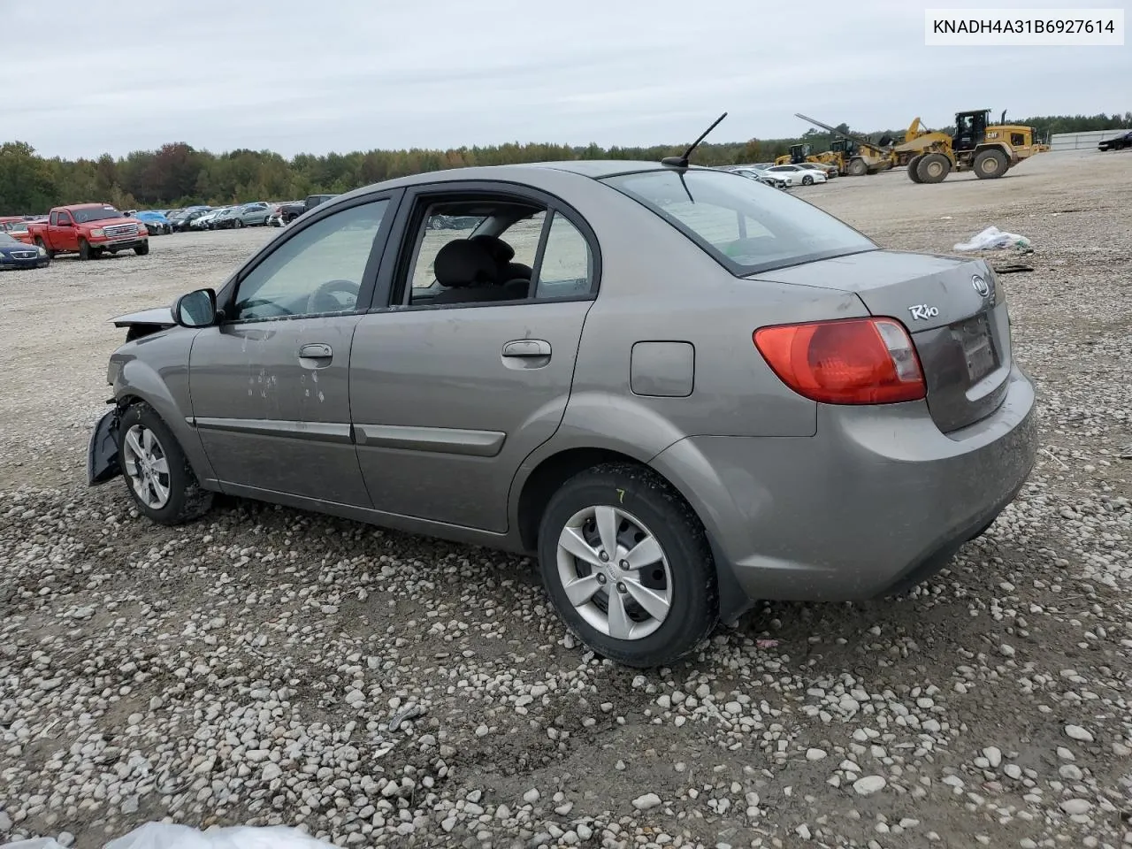 2011 Kia Rio Base VIN: KNADH4A31B6927614 Lot: 78894734