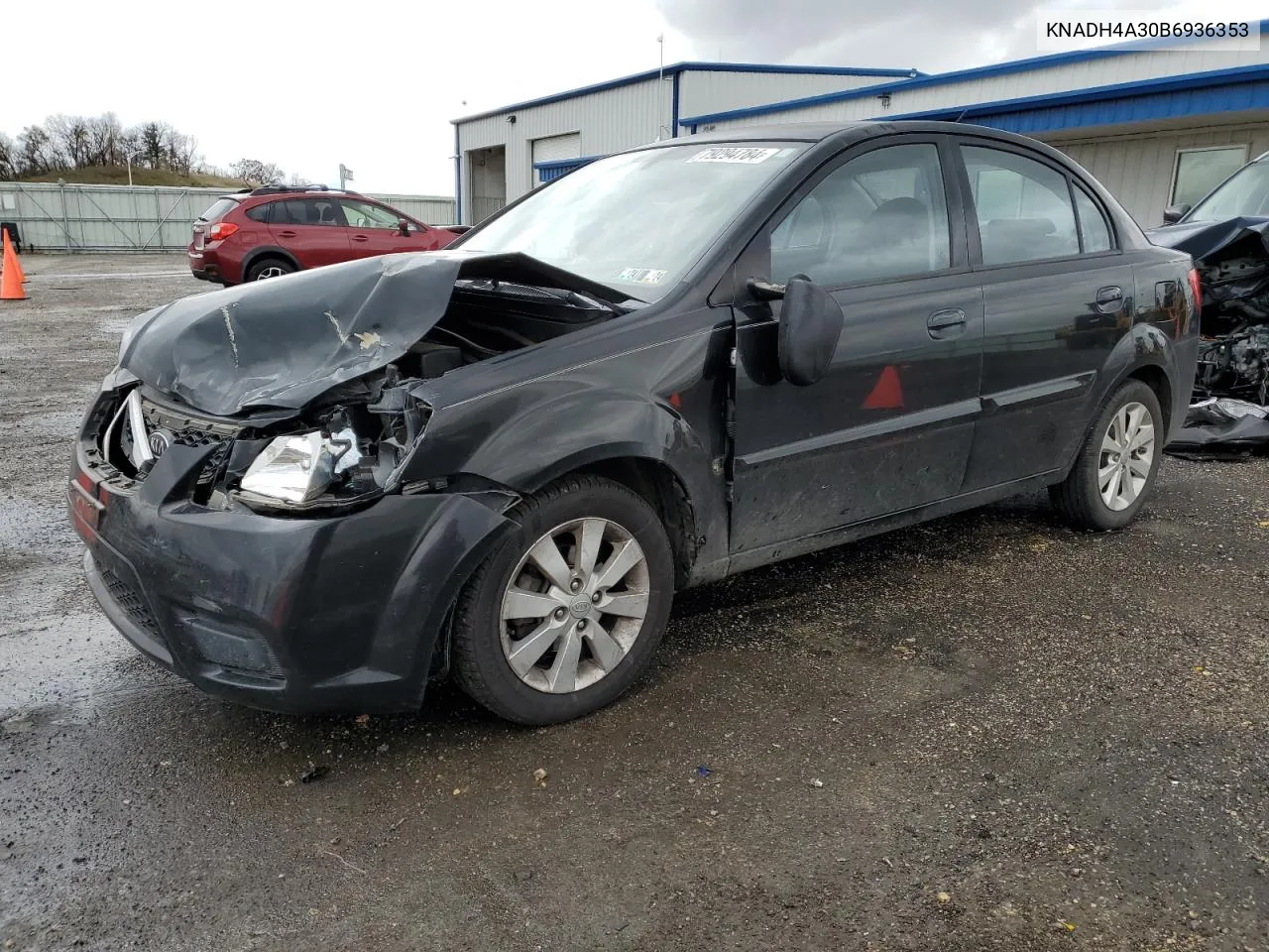 2011 Kia Rio Base VIN: KNADH4A30B6936353 Lot: 79294784