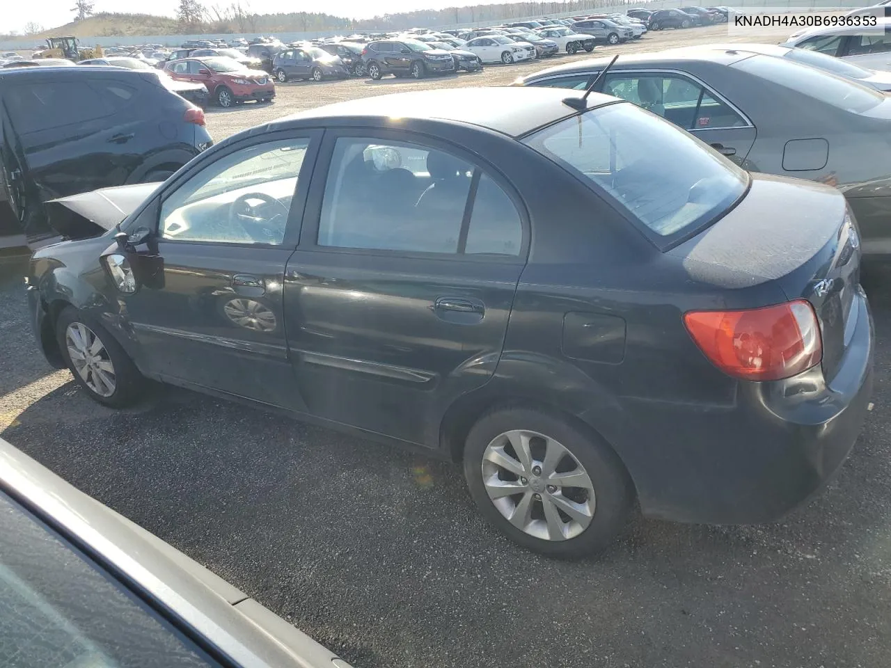 2011 Kia Rio Base VIN: KNADH4A30B6936353 Lot: 79294784