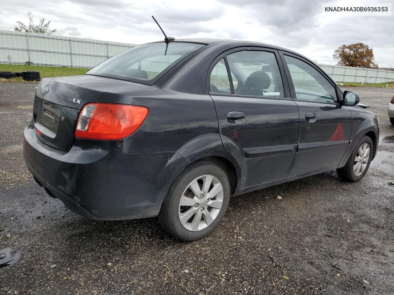 2011 Kia Rio Base VIN: KNADH4A30B6936353 Lot: 79294784