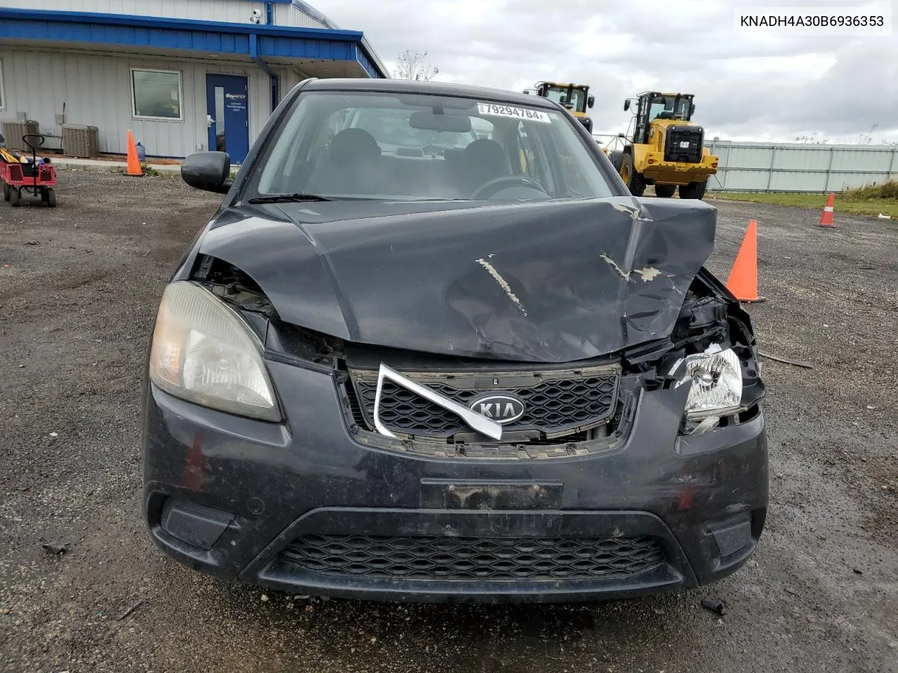 2011 Kia Rio Base VIN: KNADH4A30B6936353 Lot: 79294784