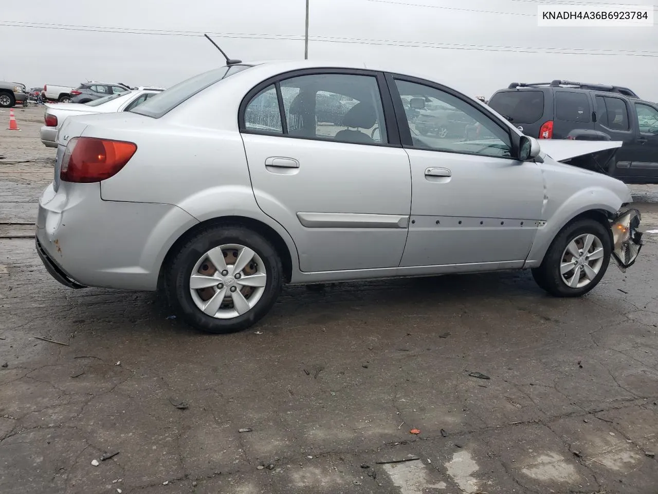 2011 Kia Rio Base VIN: KNADH4A36B6923784 Lot: 80044034