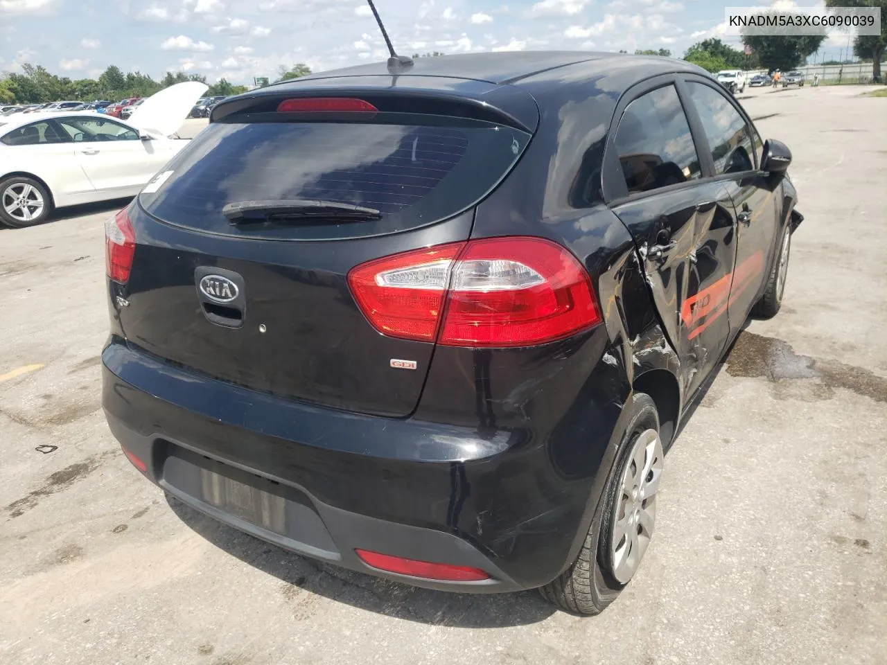 2012 Kia Rio Lx VIN: KNADM5A3XC6090039 Lot: 56710392