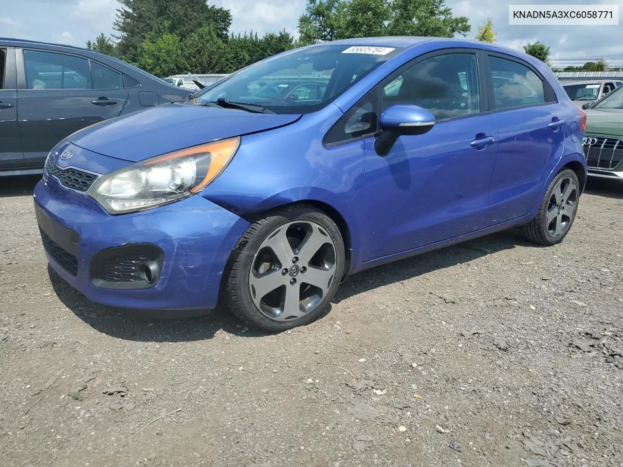 2012 Kia Rio Ex VIN: KNADN5A3XC6058771 Lot: 65605784