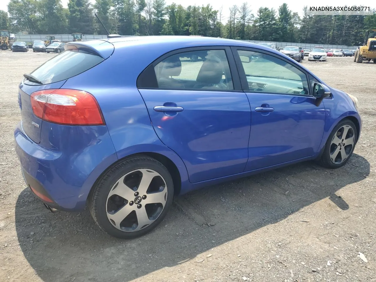 2012 Kia Rio Ex VIN: KNADN5A3XC6058771 Lot: 65605784