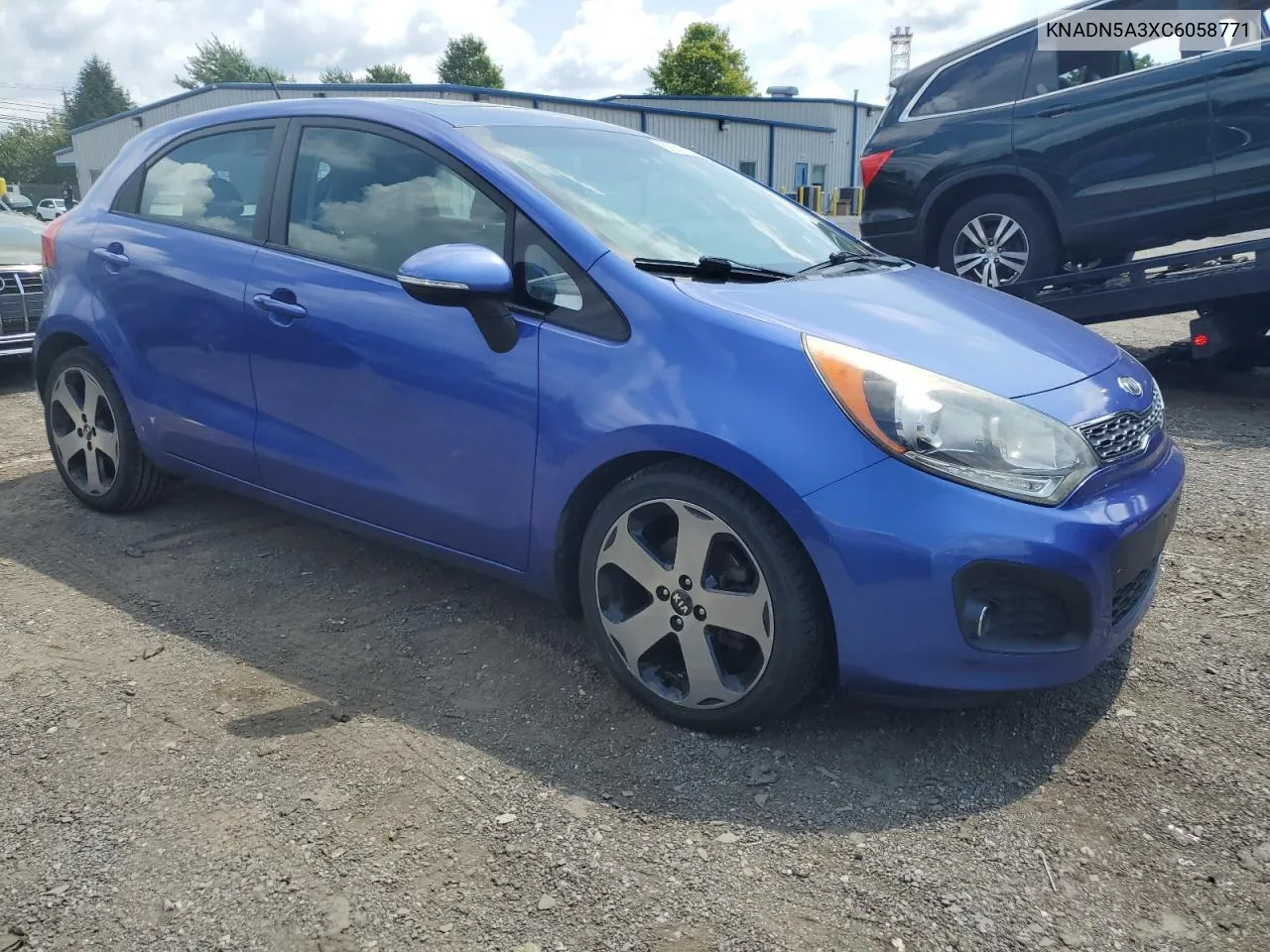 2012 Kia Rio Ex VIN: KNADN5A3XC6058771 Lot: 65605784