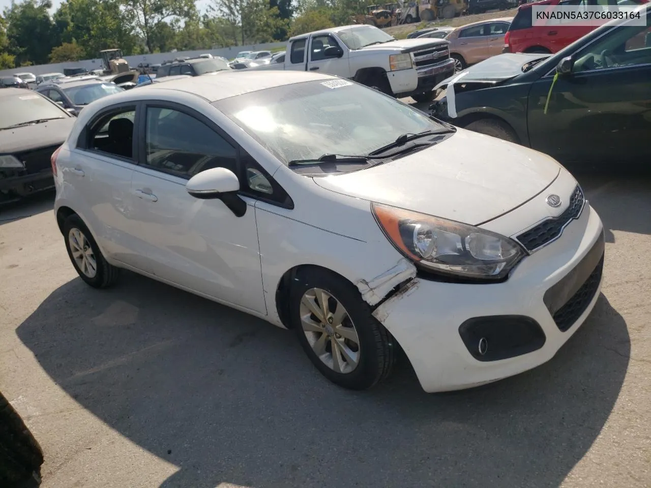 2012 Kia Rio Ex VIN: KNADN5A37C6033164 Lot: 65649824