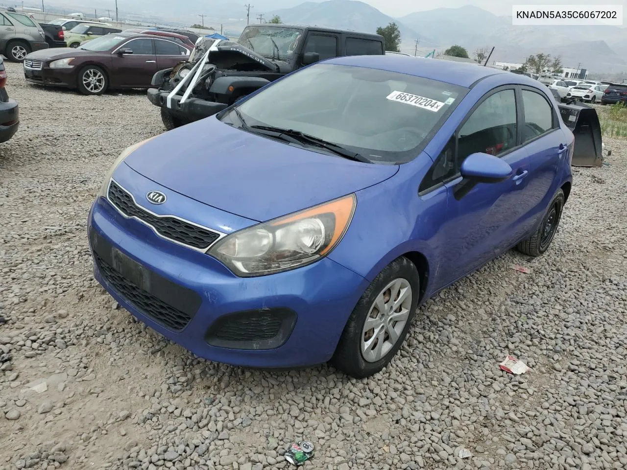 KNADN5A35C6067202 2012 Kia Rio Ex