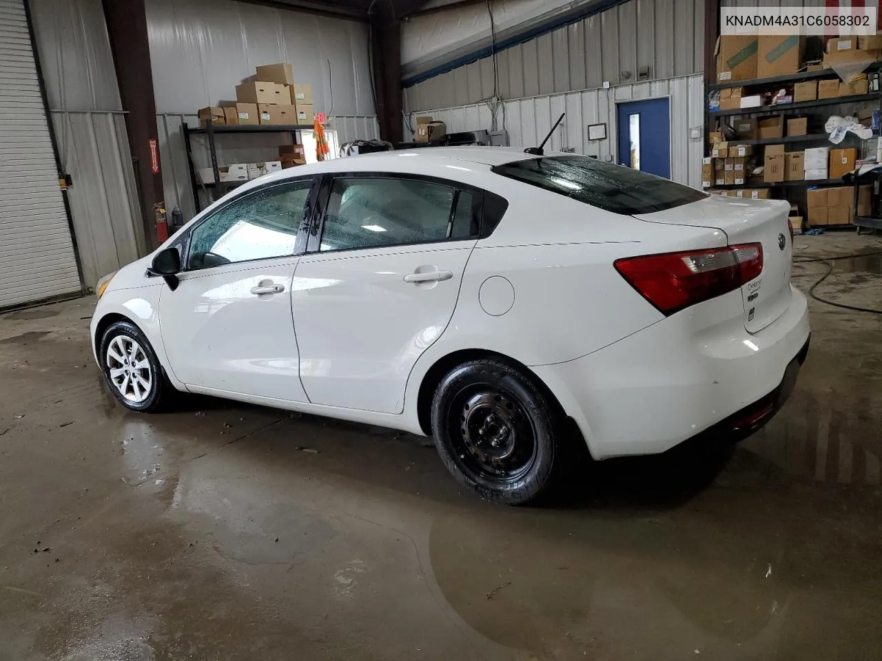 2012 Kia Rio Lx VIN: KNADM4A31C6058302 Lot: 67935454