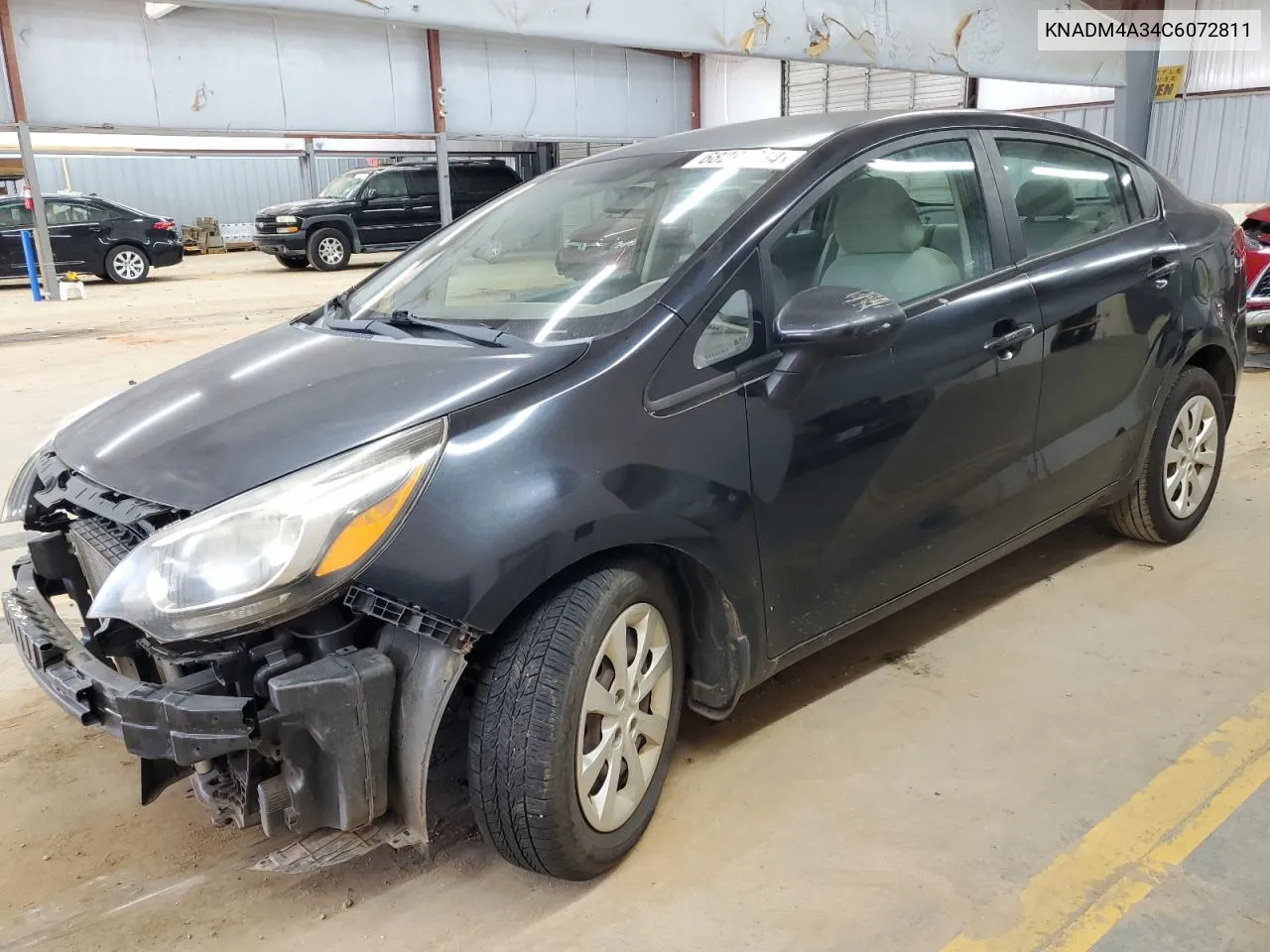 2012 Kia Rio Lx VIN: KNADM4A34C6072811 Lot: 68295334