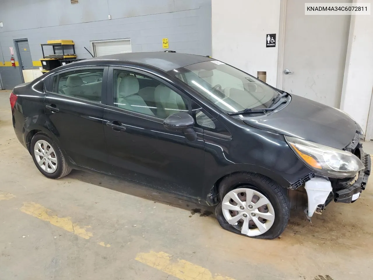 2012 Kia Rio Lx VIN: KNADM4A34C6072811 Lot: 68295334