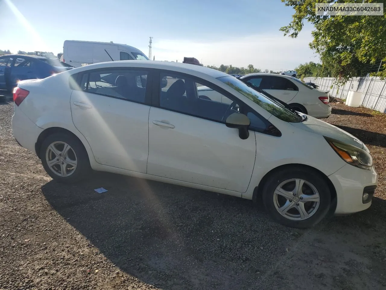 KNADM4A33C6042683 2012 Kia Rio Lx