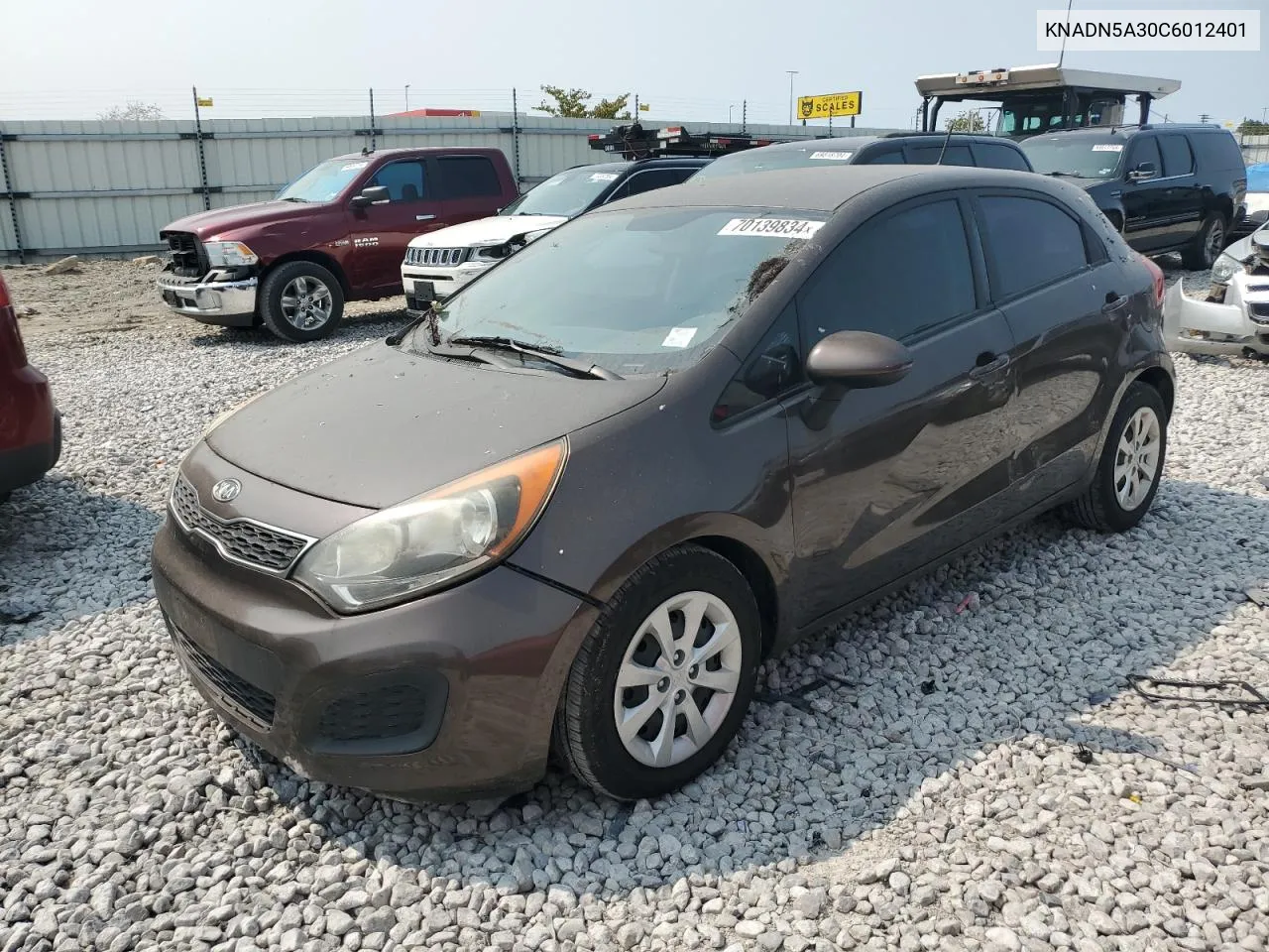 KNADN5A30C6012401 2012 Kia Rio Ex