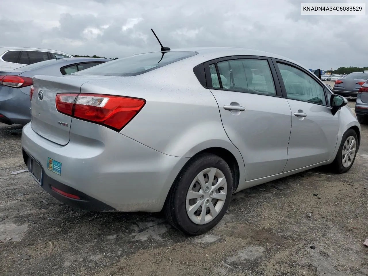 KNADN4A34C6083529 2012 Kia Rio Ex