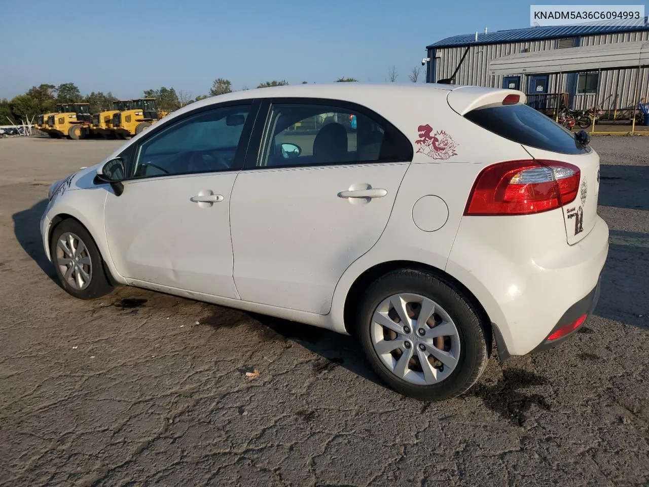 2012 Kia Rio Lx VIN: KNADM5A36C6094993 Lot: 71327854